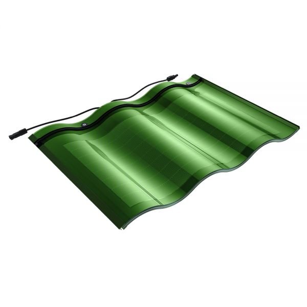 CIGS Curved Solar Tile